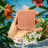 粉紅泥海棠滋養皂 Pink Clay Bomb